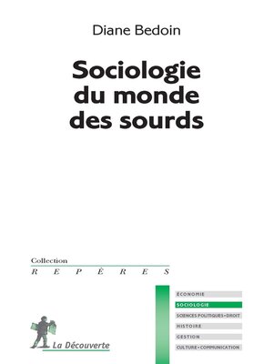 cover image of Sociologie du monde des sourds